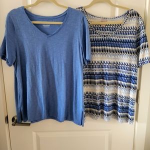 Two Chico ladies tees size 2(L)